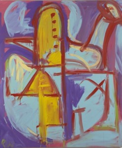 Dick Watkins, 'The Metaphysician', 2008, acrylic on canvas, 183 x 152 cm, Courtesy the artist and Liverpool Street Gallery