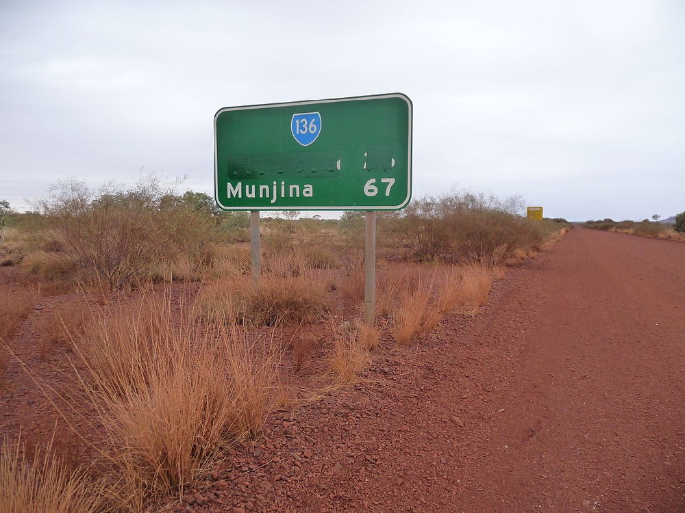 Former Wittenoom Road Sign. Photo: Five Years at en.wikipedia [CC BY-SA 3.0 (sa/3.0], Wikimedia Commons